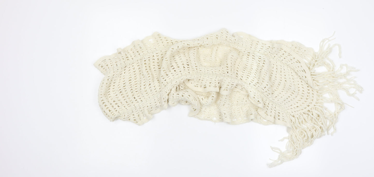 Preworn Womens Ivory Scarf