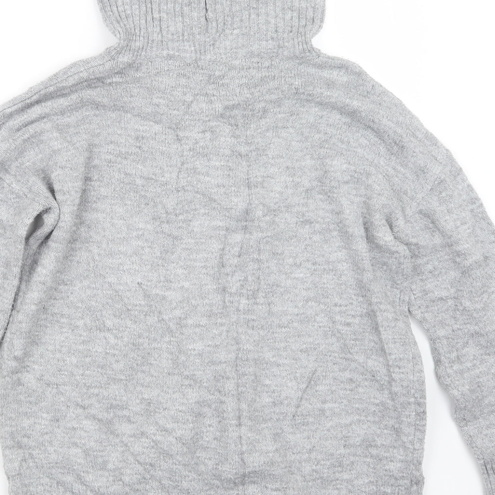 NEXT Womens Grey Knit Pullover Jumper Size S