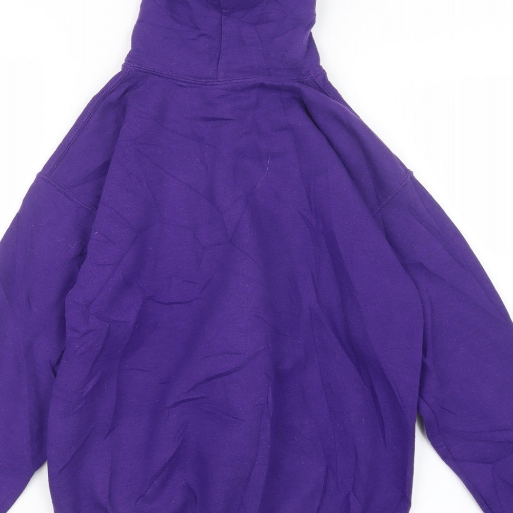 Gildan Boys Purple Pullover Hoodie Size XL - Cadbury