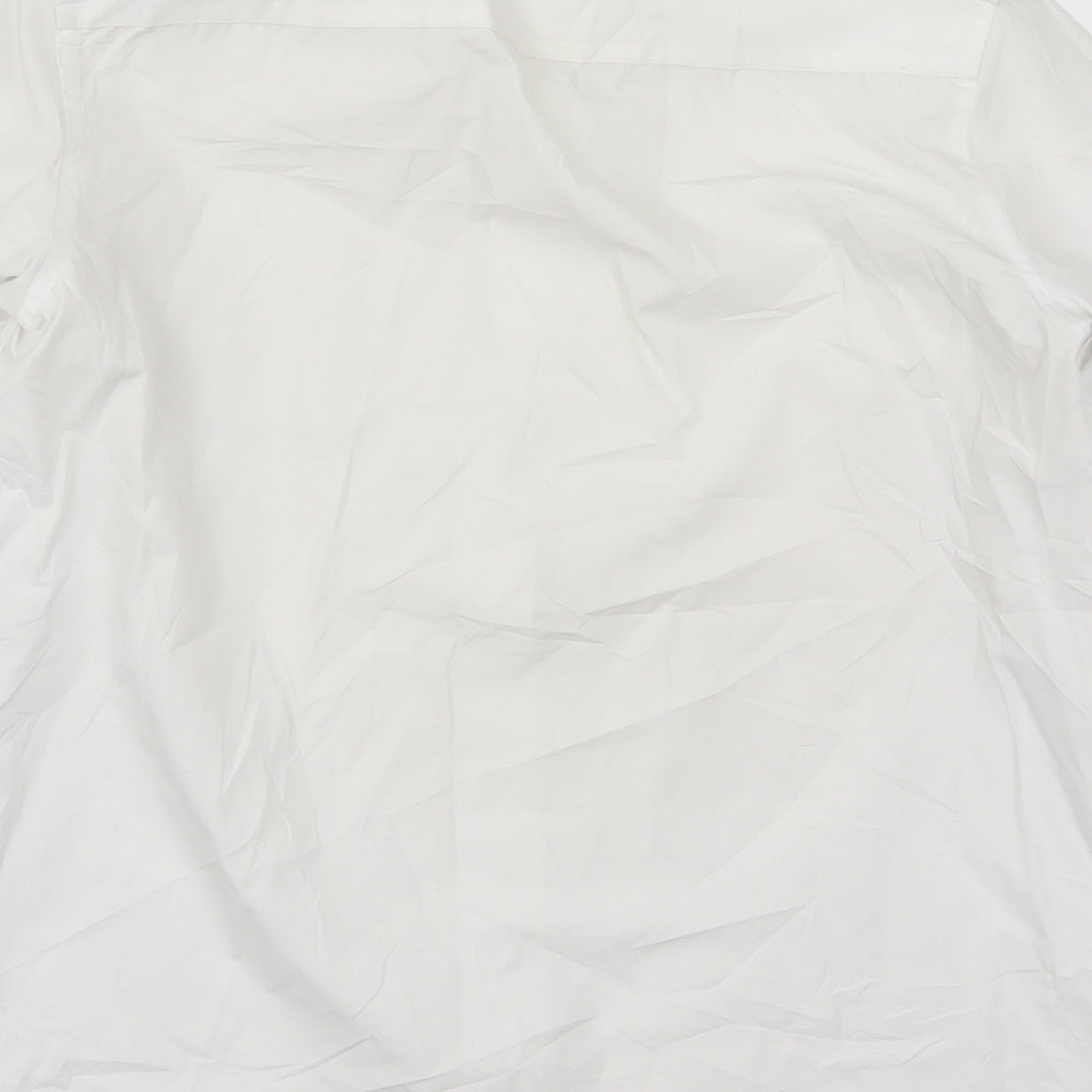 F&F Boys White Basic Button-Up Size 13-14 Years