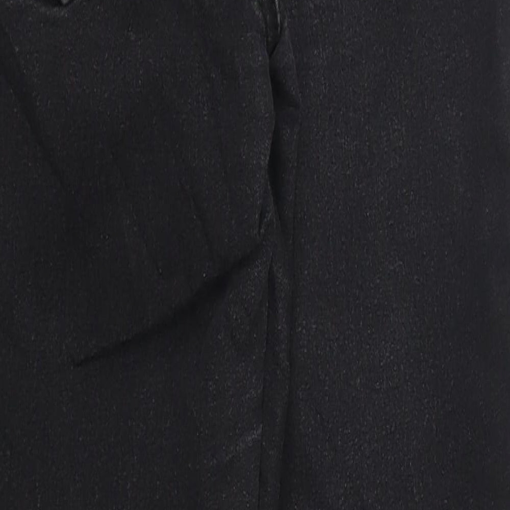 Mango Womens Black Denim Skinny Jeans Size 8 L27 in
