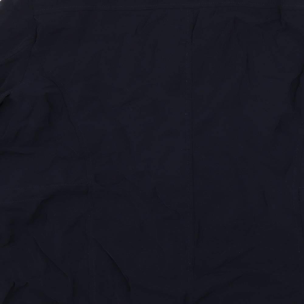 Gold Womens Blue Jacket Size 18