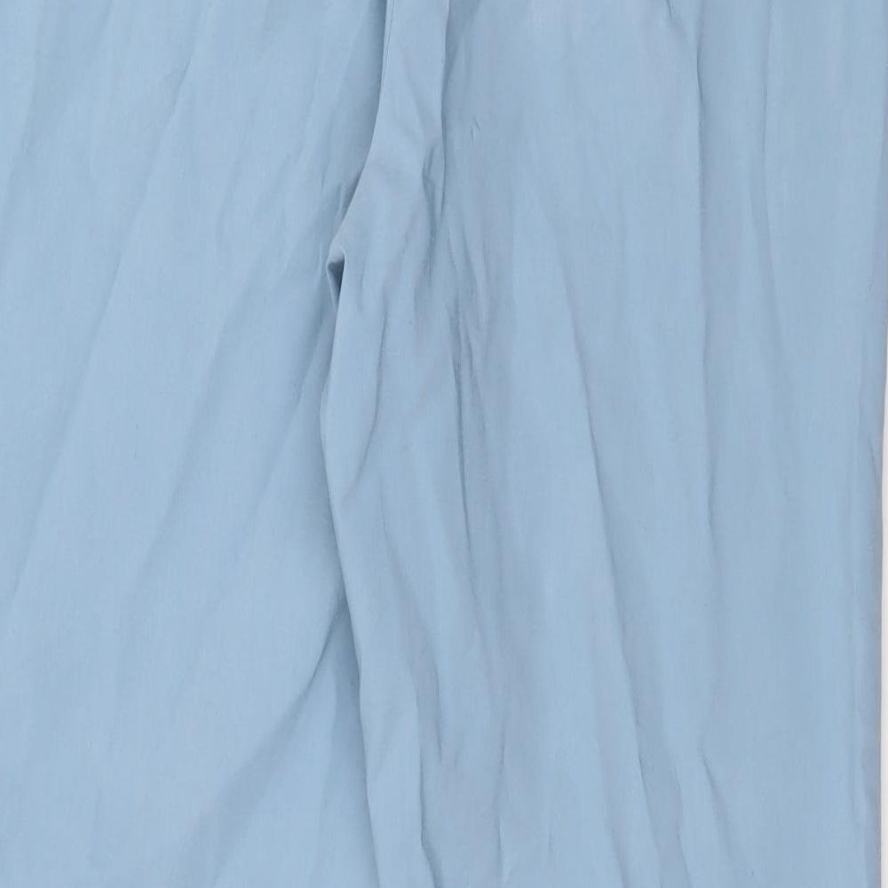 Doris Streich Womens Blue Trousers Size 10 L29 in