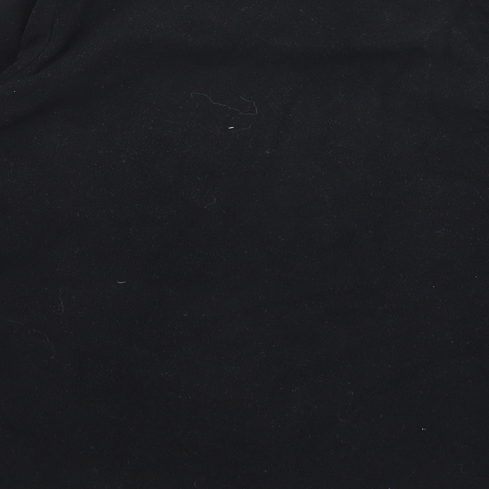 Primark Boys Black Solid Fleece Pyjama Top Size 9-10 Years