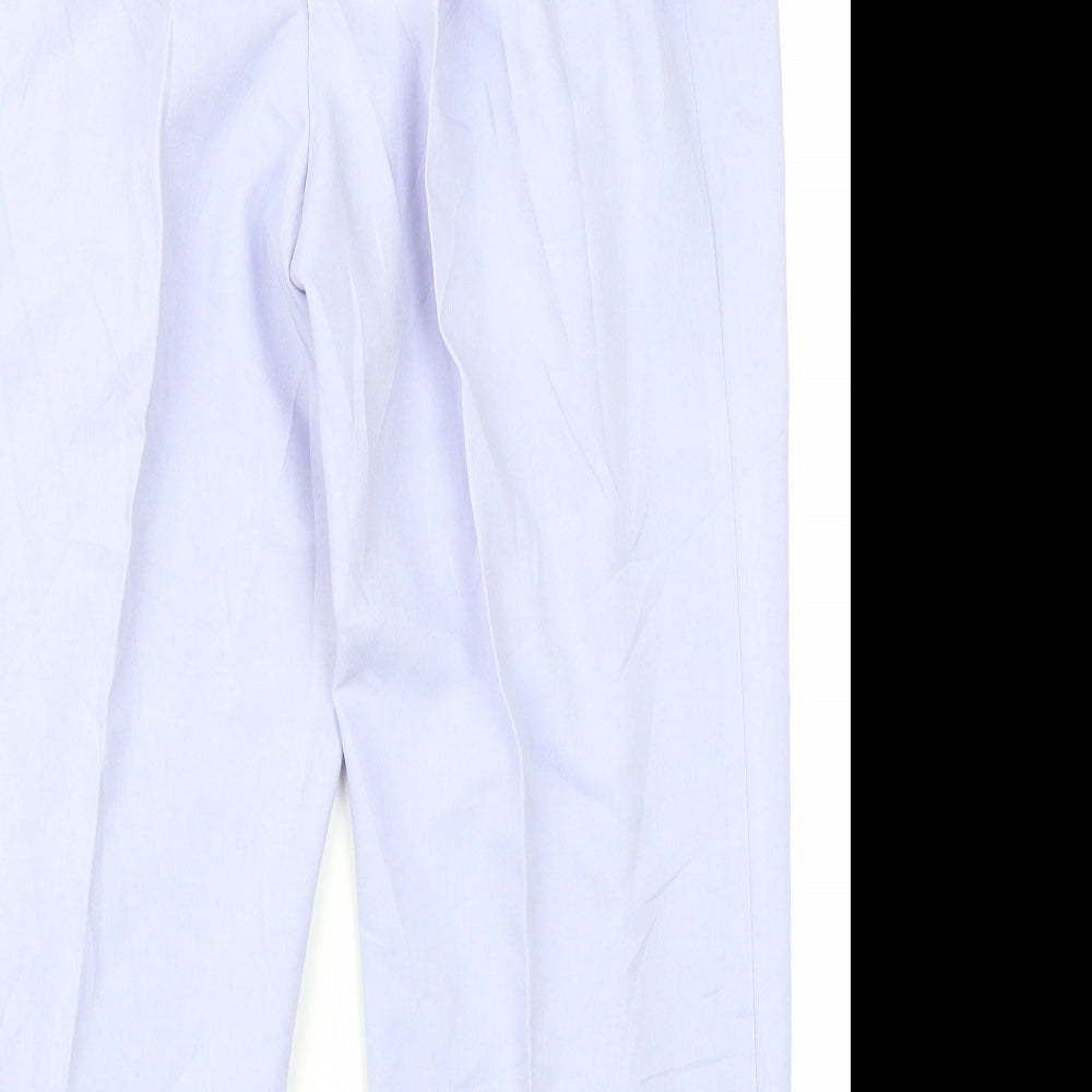Marks & Spencers Womens Purple Trousers Size 18 L22 in