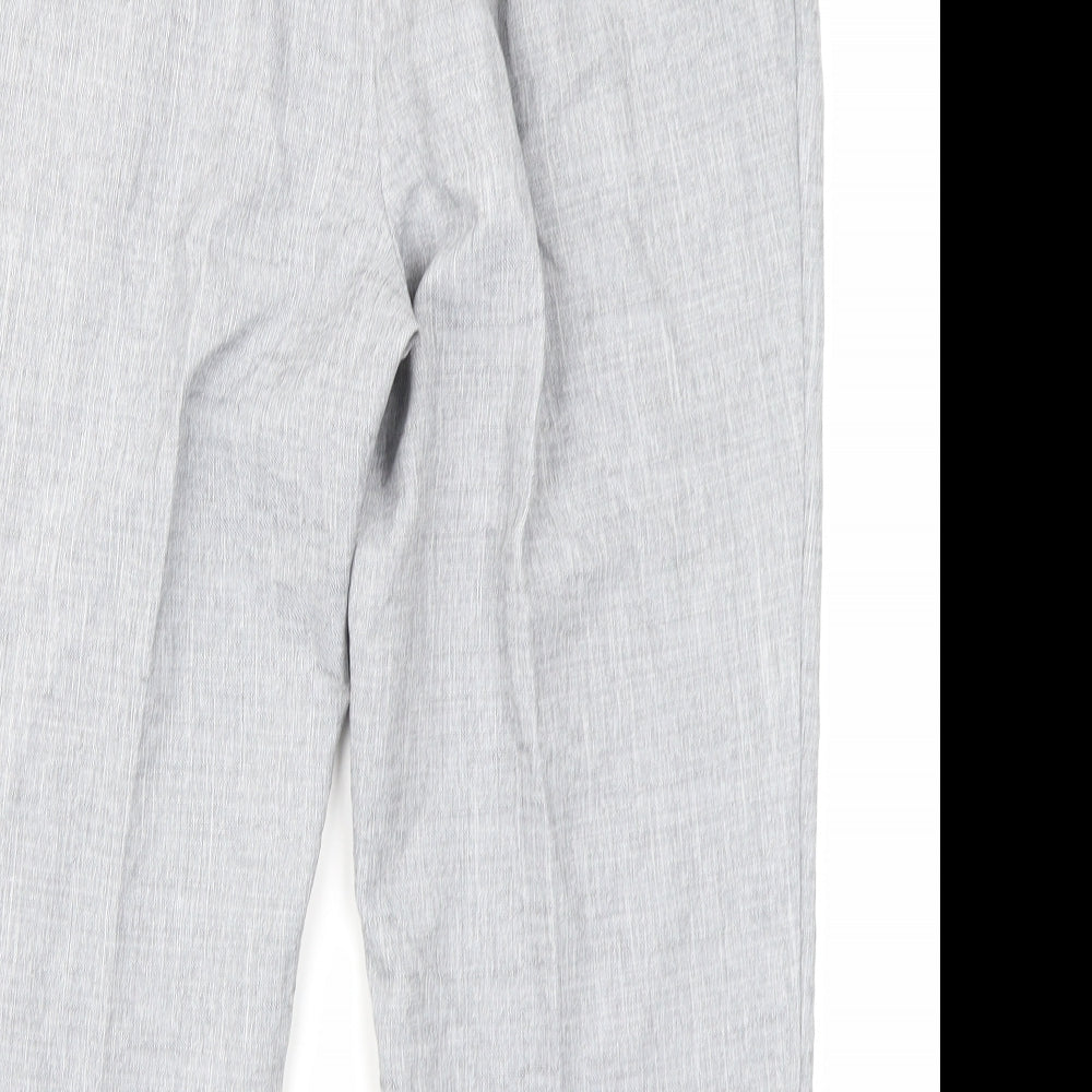 Marks & Spencer Womens Grey Trousers Size 18 L20 in