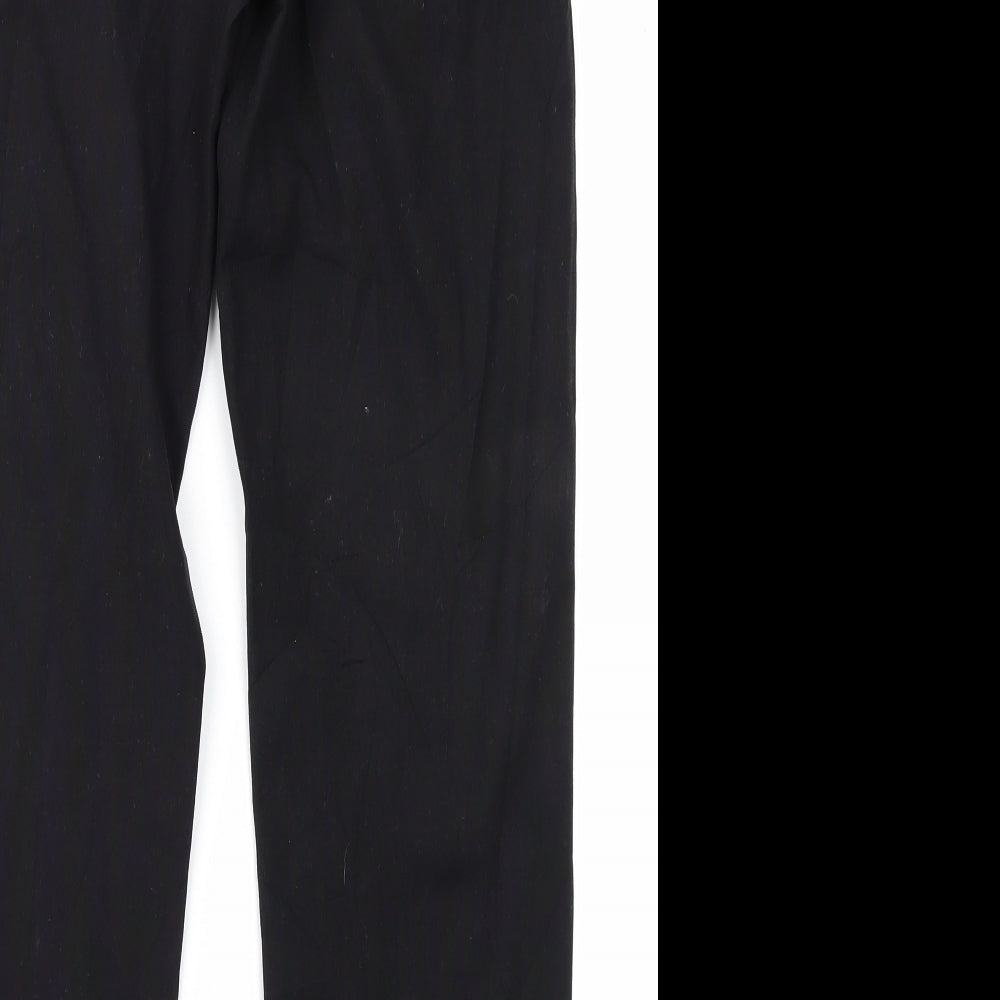 Preworn Womens Black Trousers Size 30 in L27 in