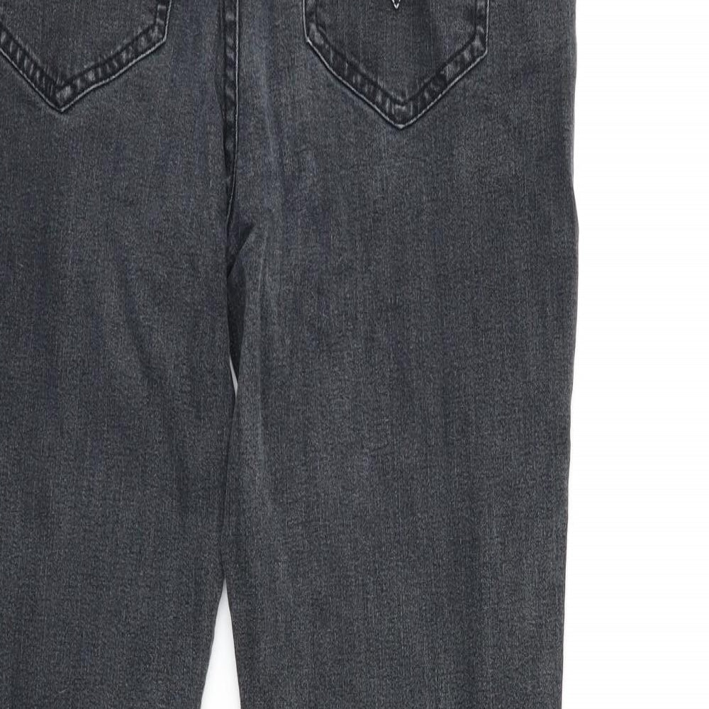 Preworn Womens Grey Denim Tapered Jeans Size 30 in L27 in