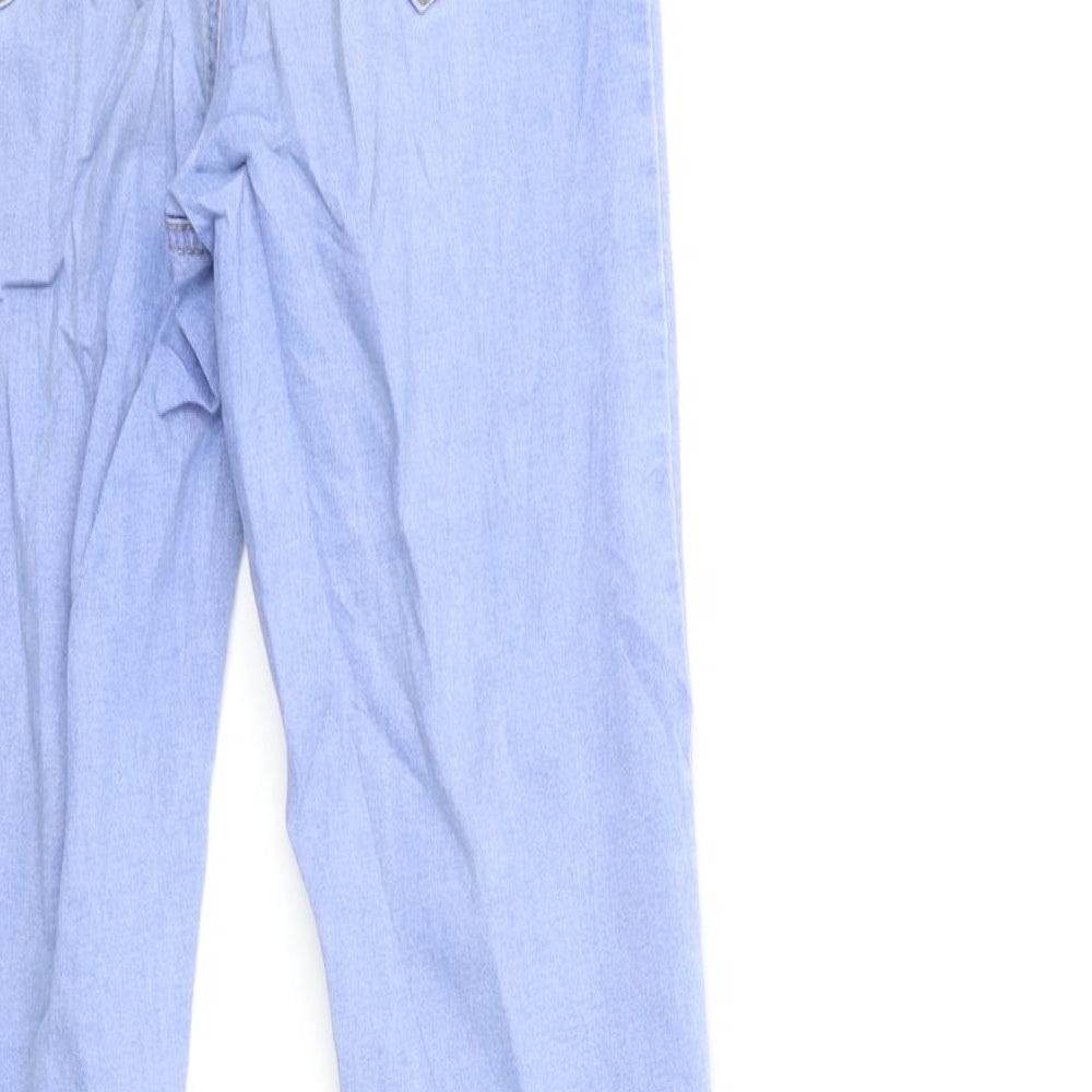 Denim & Co. Womens Blue Denim Skinny Jeans Size 4 L28 in