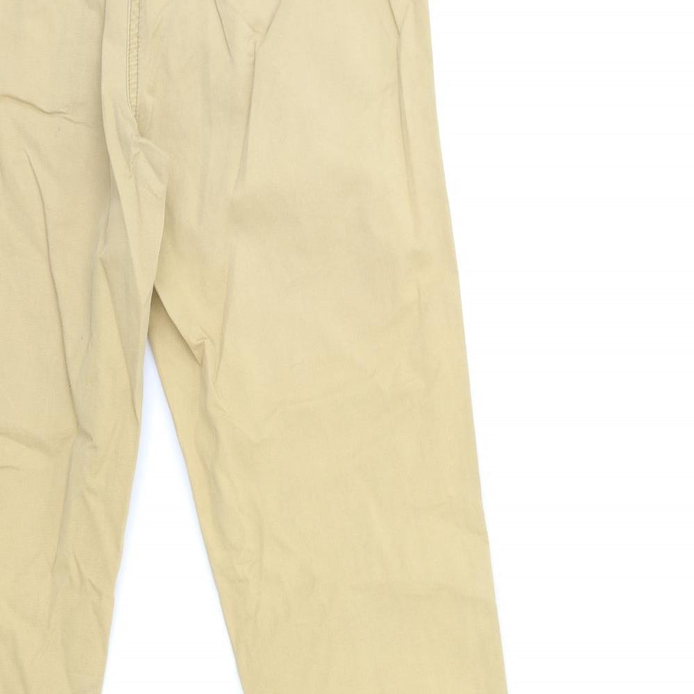 Crafted Womens Beige Chino Trousers Size 10 L30 in