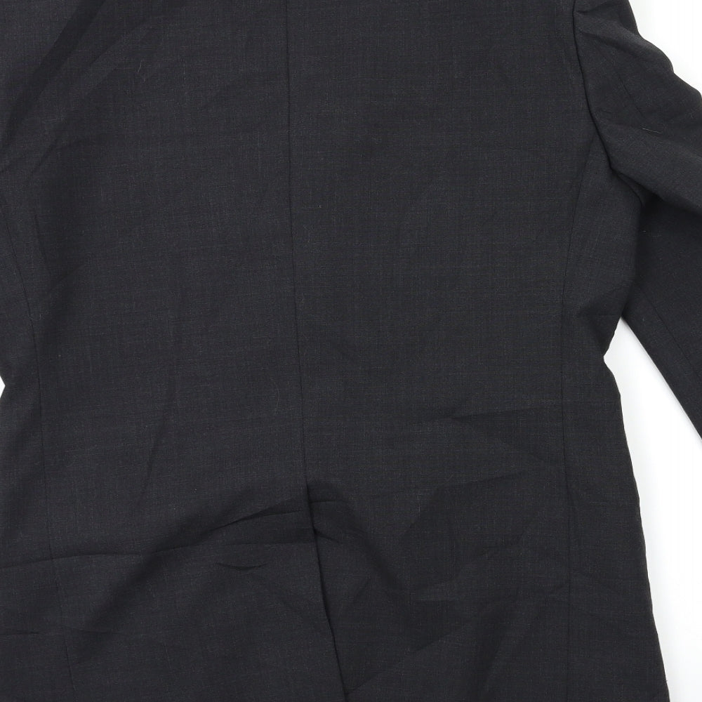 Charlton Grey Mens Grey Jacket Suit Jacket Size 38