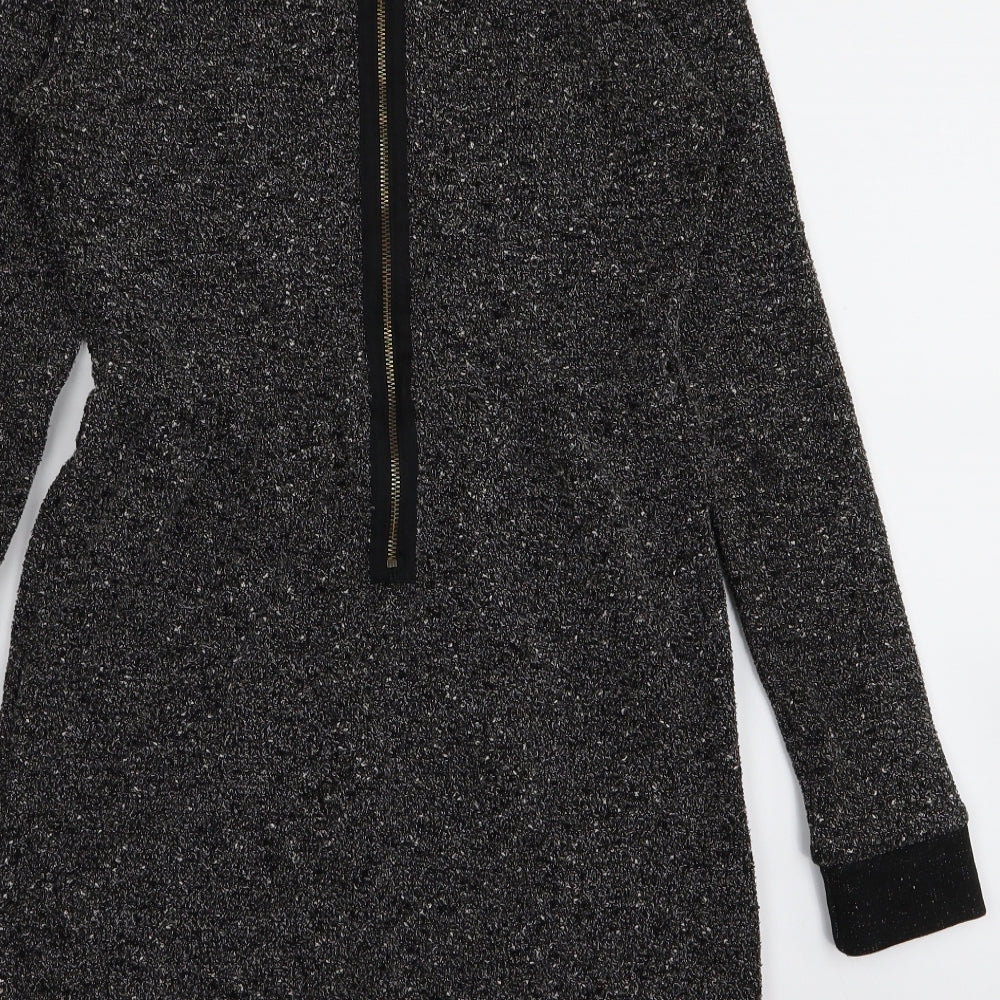 Topshop Womens Black Fit & Flare Size 10