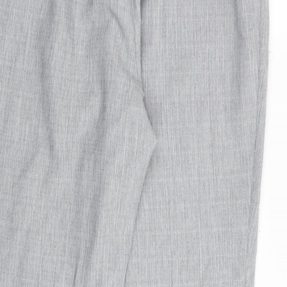 Marks & Spencer Womens Green Trousers Size 16 L28 in