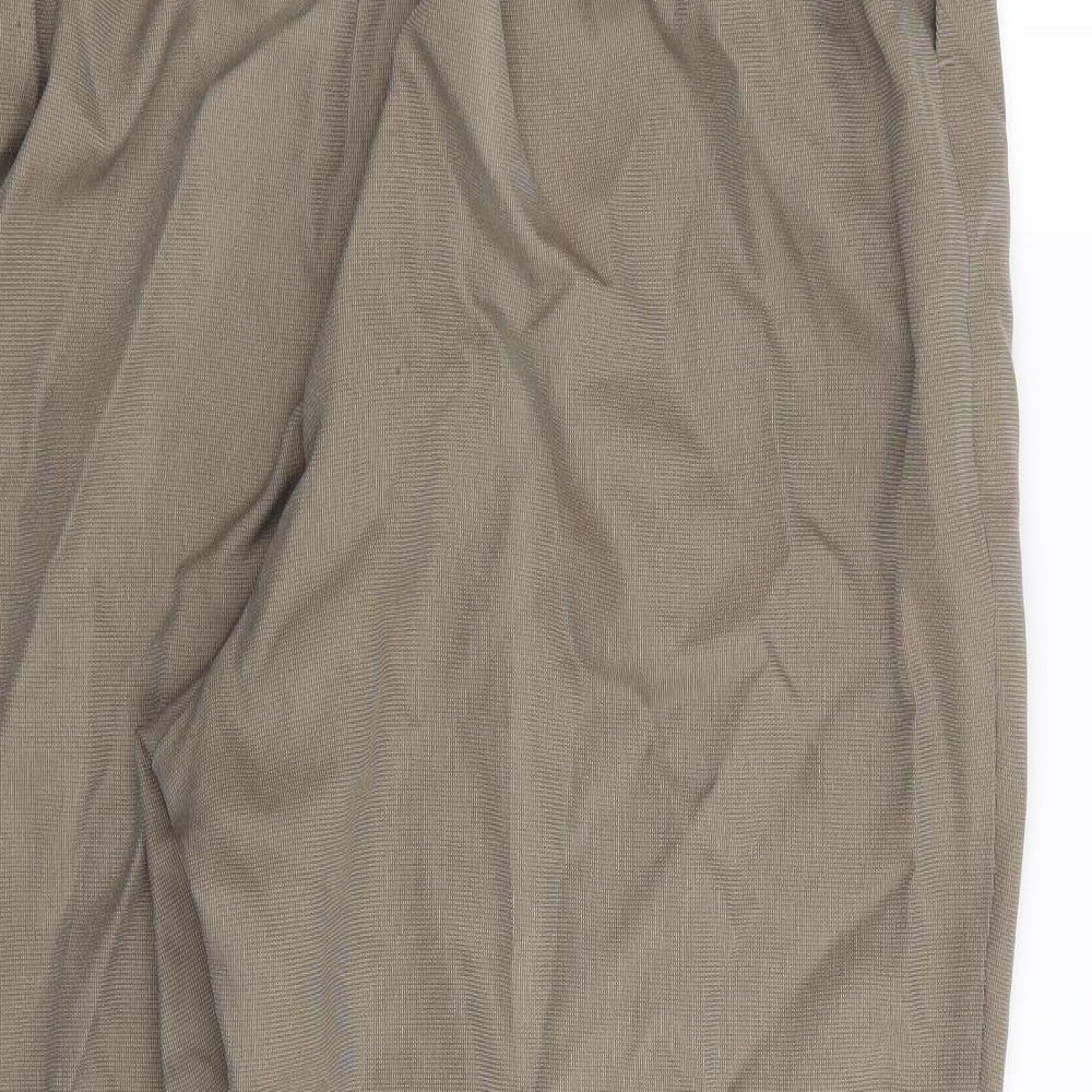 Marks & Spencer Womens Brown Trousers Size 30 in L22 in