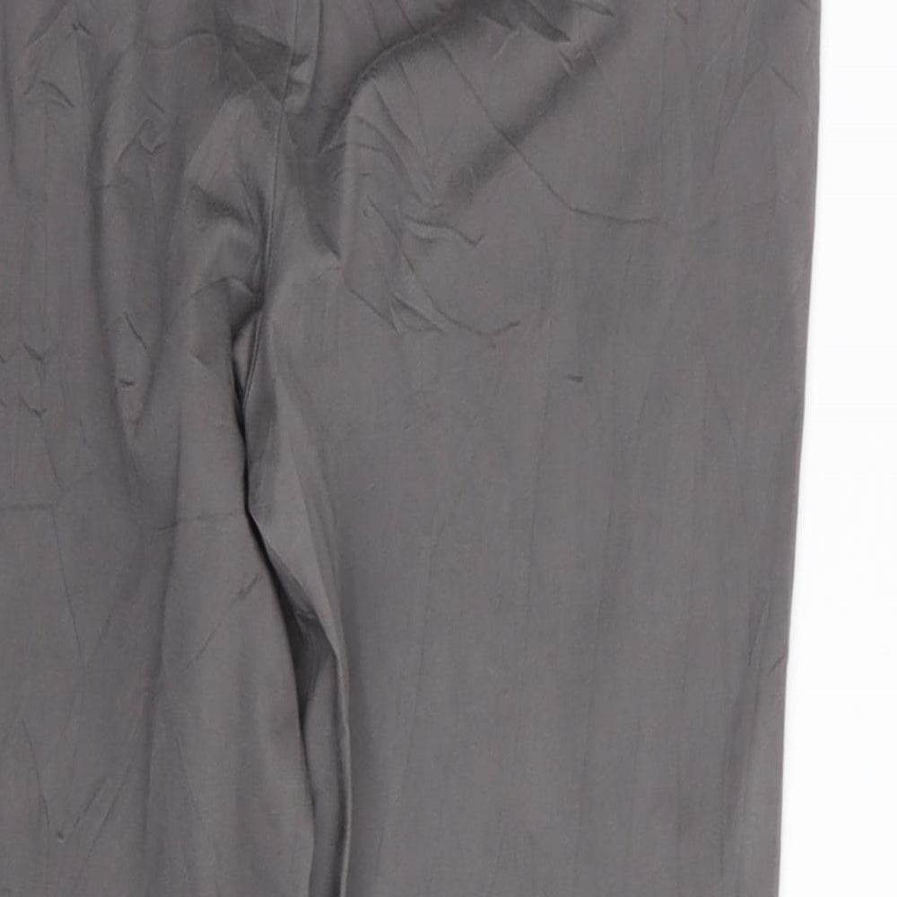 Marks & Spencer Womens Grey Trousers Size 12 L25 in