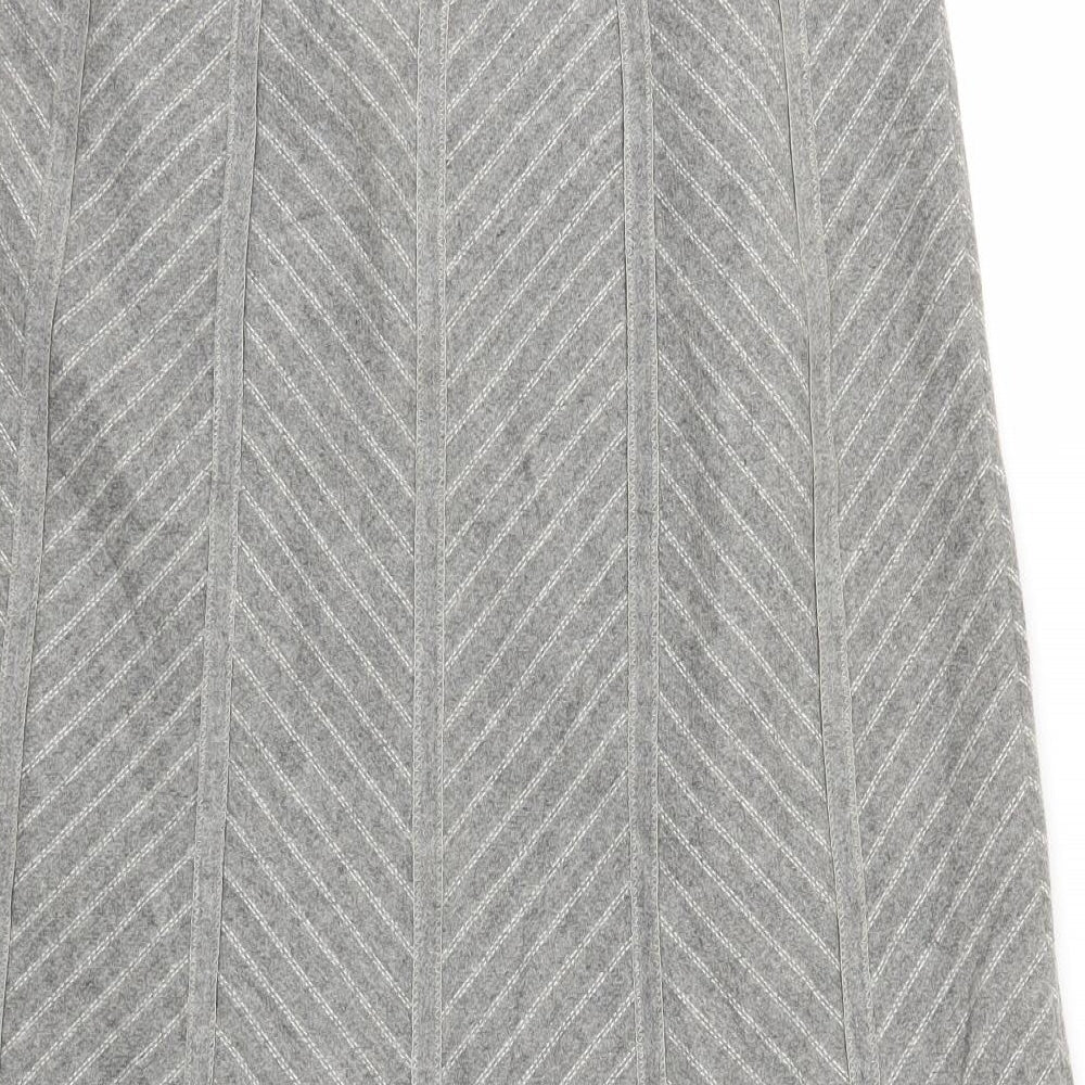 Marks & Spencer Womens Grey Flare Skirt Size 8