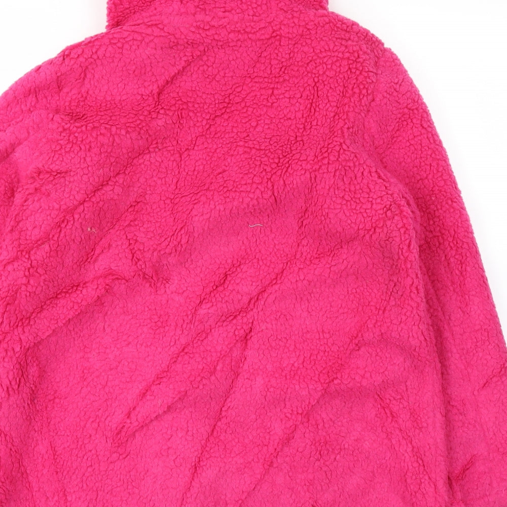 AIBEILI Womens Pink Jacket Coat Size M