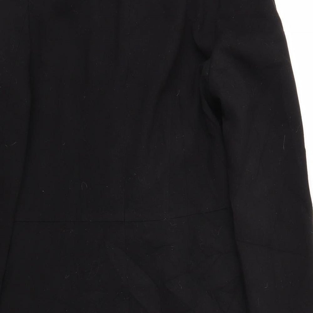 H&M Womens Black Jacket Coat Size 8