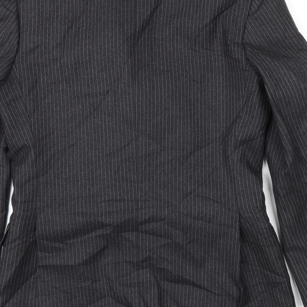 THE LABLE Mens Black Jacket Blazer Size 36