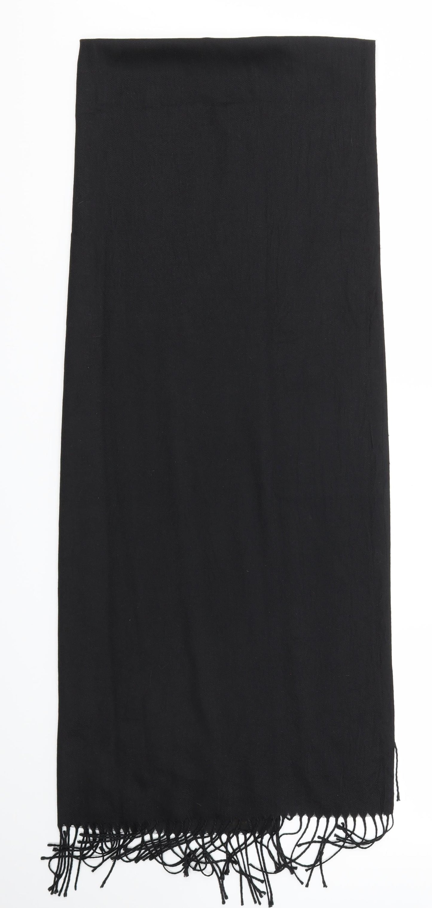 Preworn Unisex Black Scarf