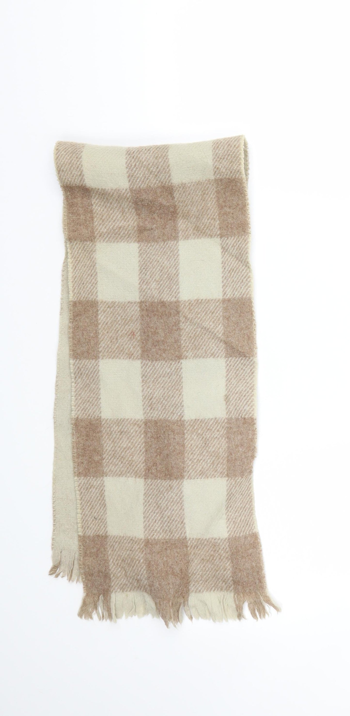 Preworn Girls Brown Check Scarf Scarves & Wraps Size Regular