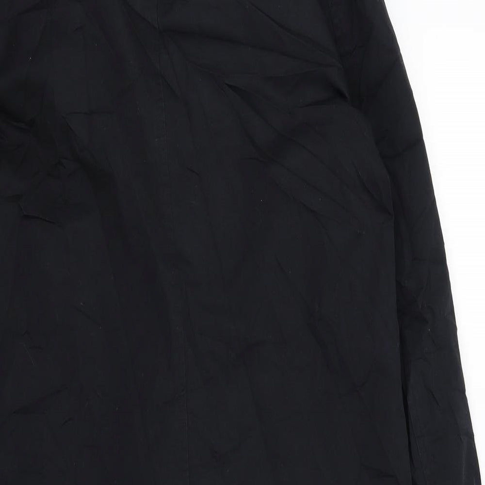 New Look Womens Black Overcoat Jacket Size XS