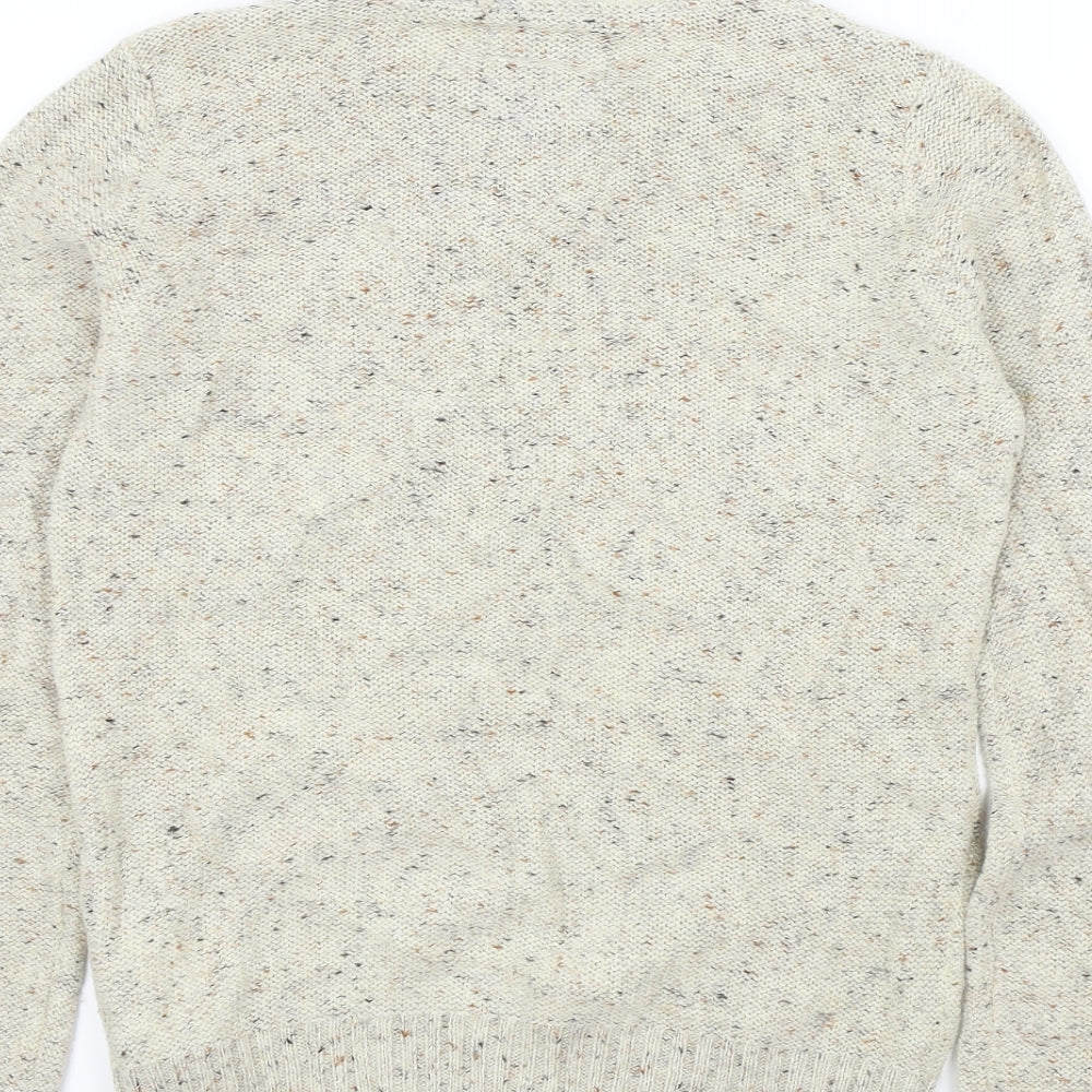 Revolution Womens Beige Pullover Jumper Size S