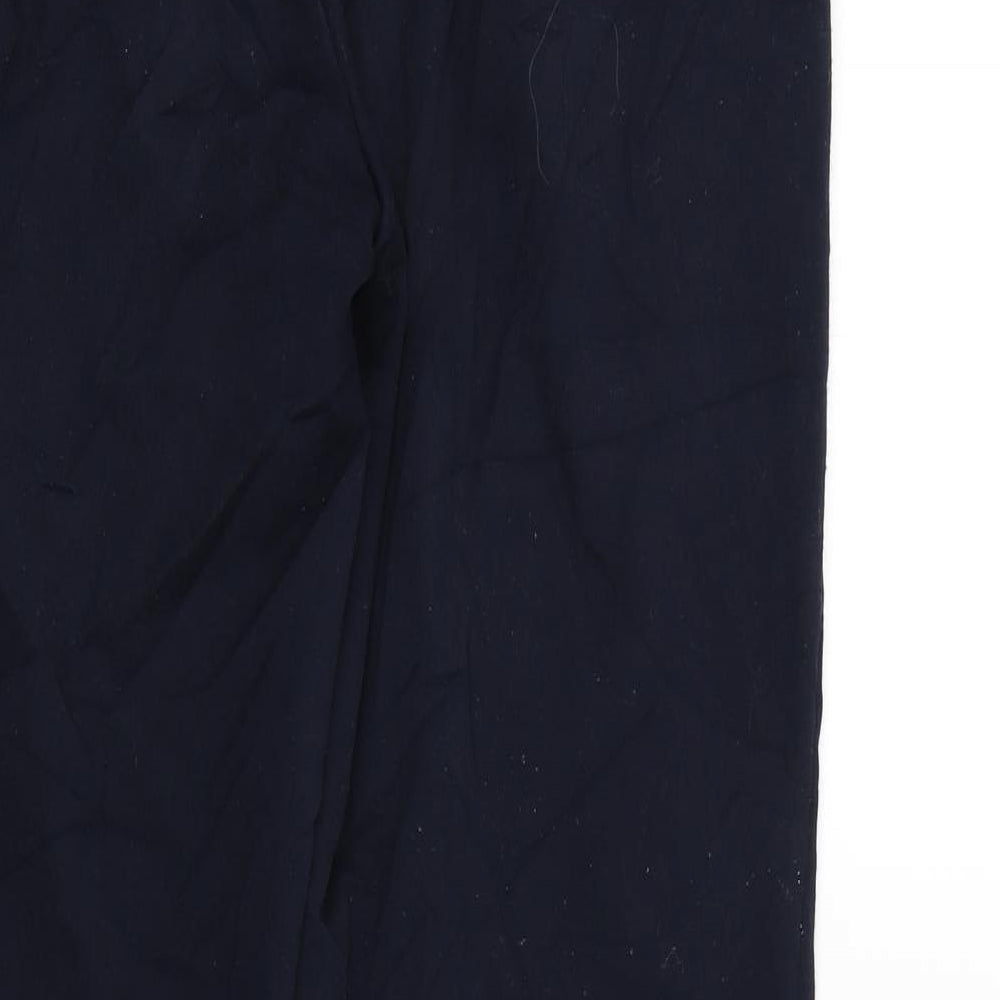 Marks & Spencer Womens Blue Trousers Size 12 L28 in