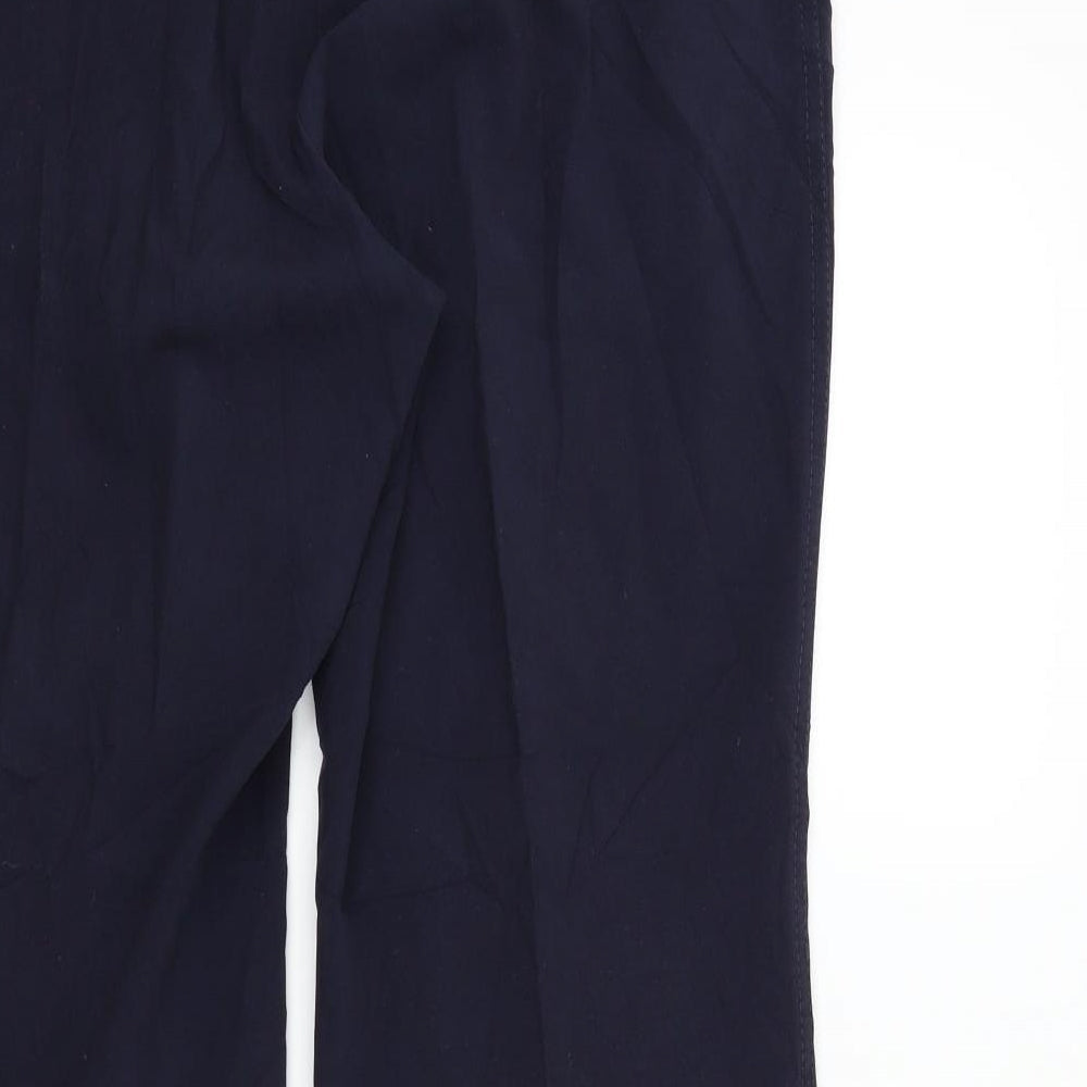 Marks & Spencer Womens Blue Trousers Size 16 L26 in