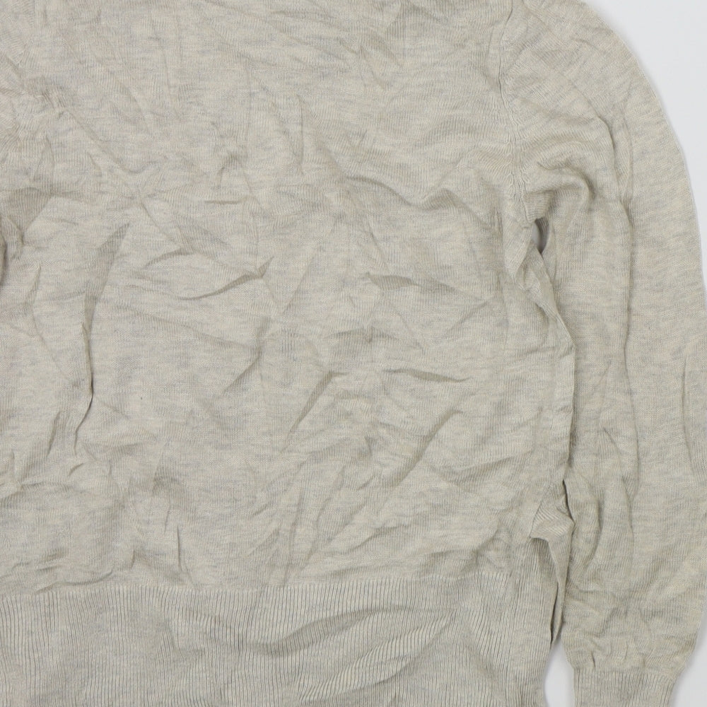 H&M Womens Beige Pullover Jumper Size S