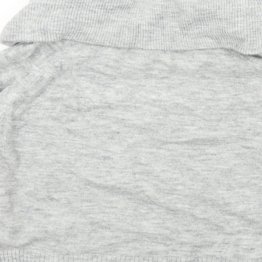 H&M Womens Grey Pullover Jumper Size S