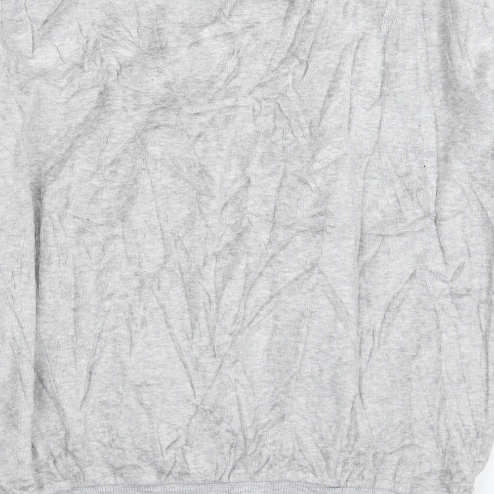 Primark Womens Grey Solid Fleece Top Pyjama Top Size 8 - Looney Tunes
