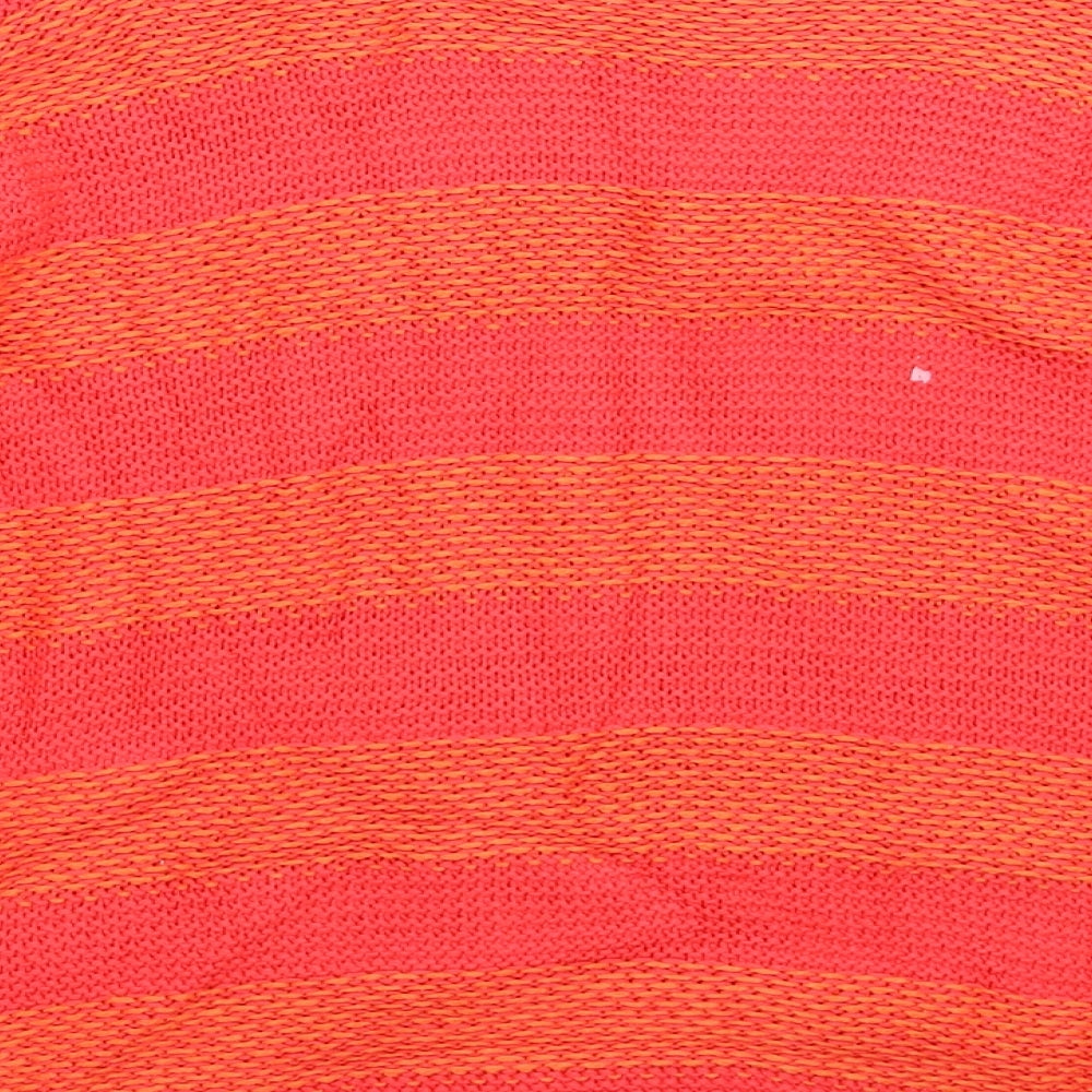 Isabella D Womens Pink Knit Pullover Jumper Size M