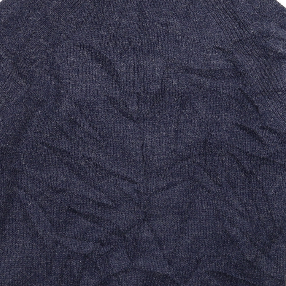 Carter & Rise Mens Blue Knit Pullover Jumper Size M