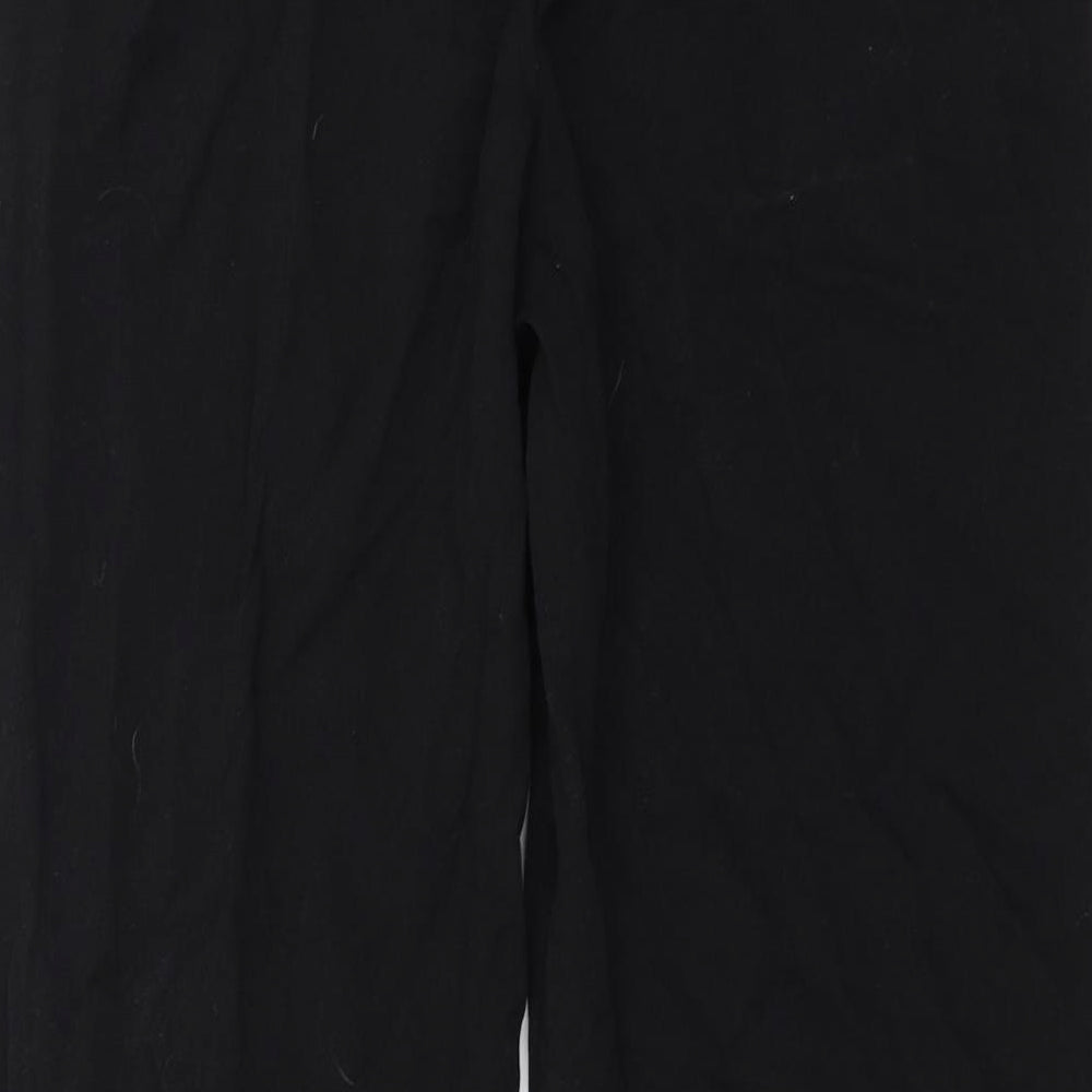 ISLE Womens Black Trousers Size 12 L25 in