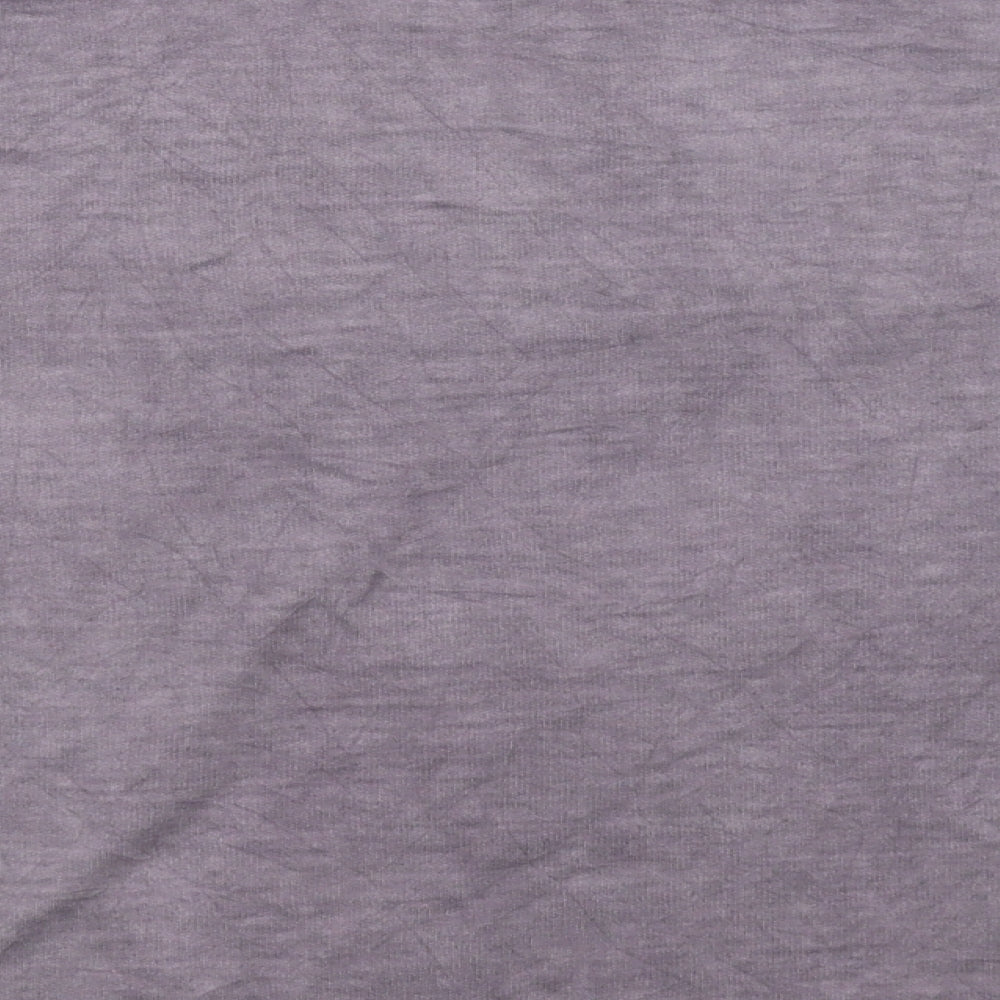 Dantelle Womens Purple Pullover Sweatshirt Size L - Sheer Sleeves