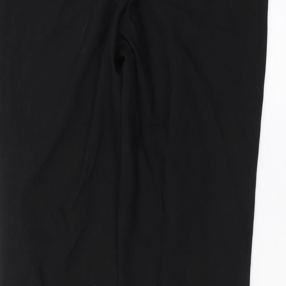 Preworn Mens Black Trousers Size 30 in L26 in - short Leg