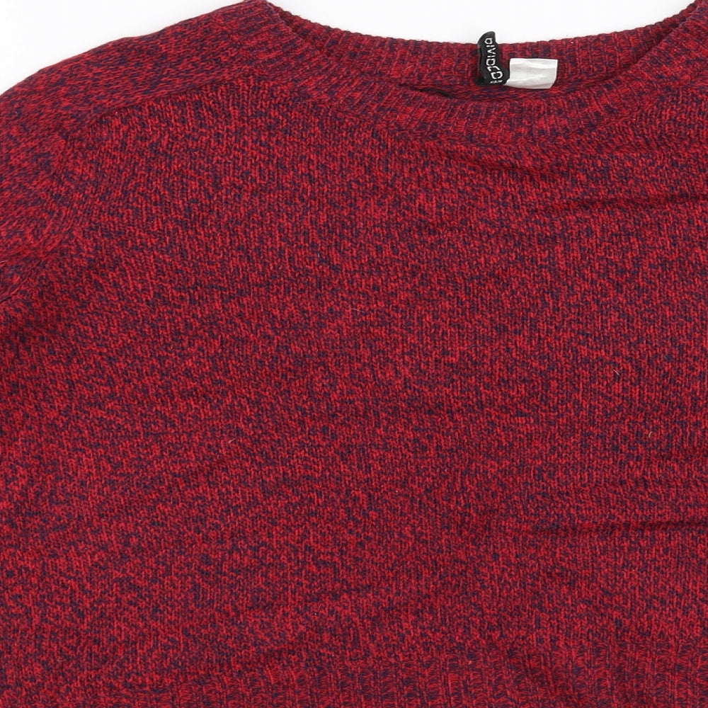 Divided by H&M Womens Red Pullover Jumper Size M