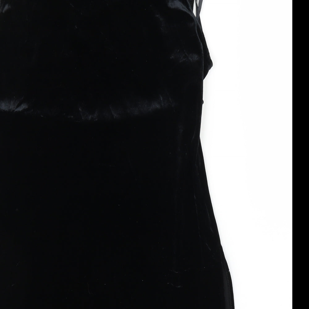 Peepers Womens Black Slip Dress Size 12