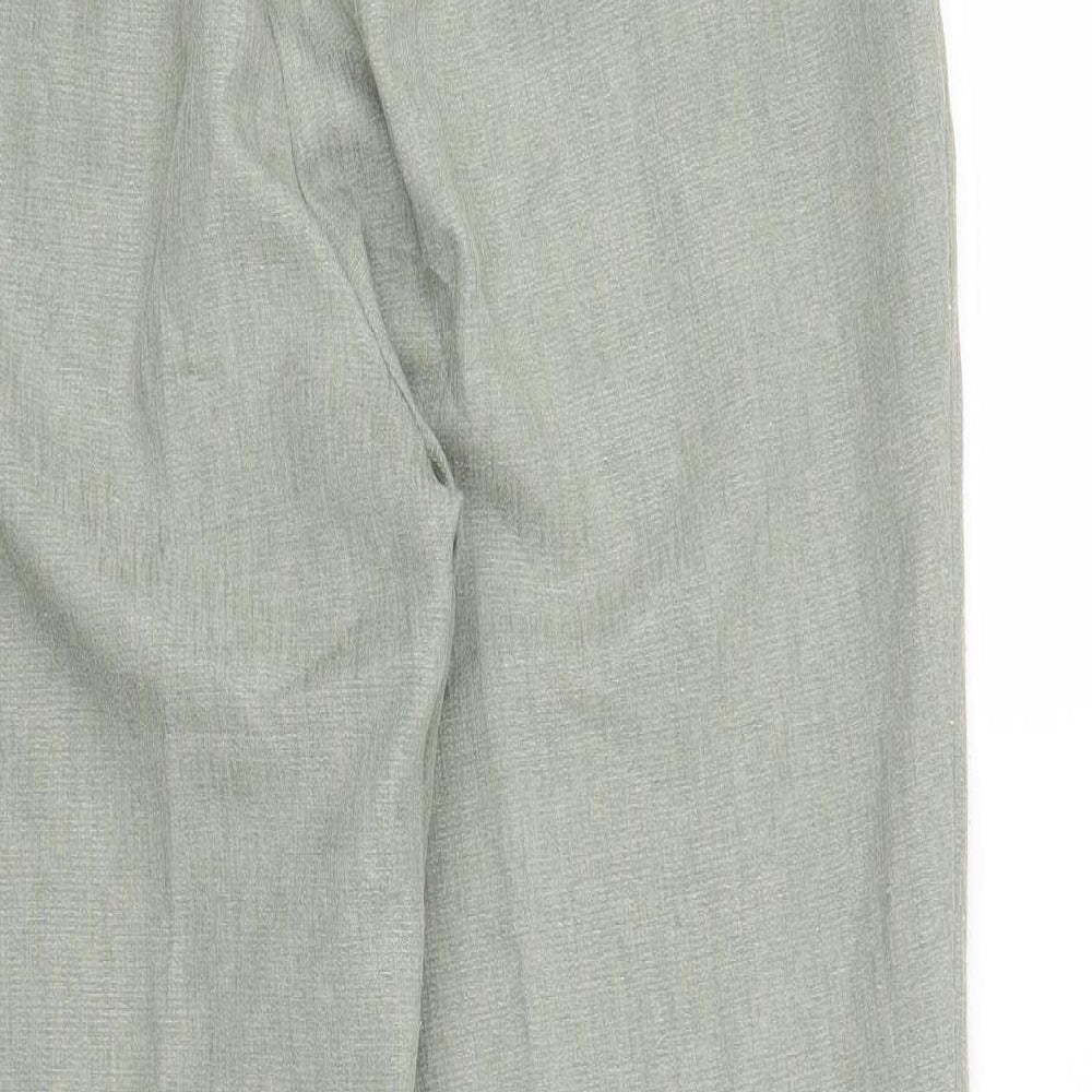EWM Womens Green Capri Trousers Size 14 L24 in