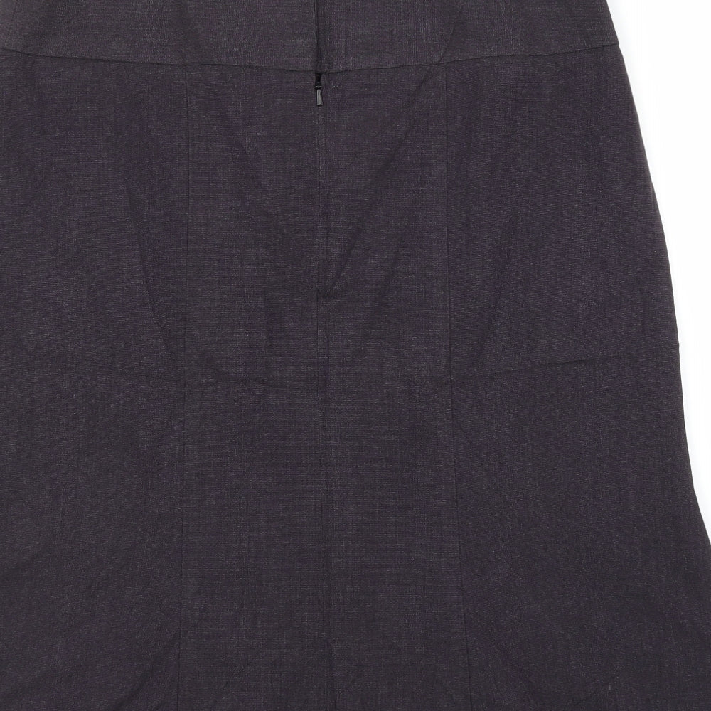 BHS Womens Purple Trumpet Skirt Size 12