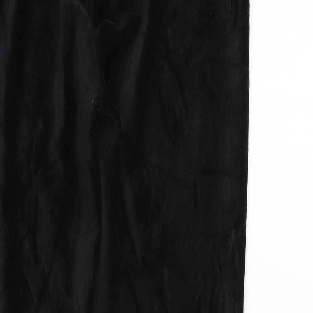 Marks and Spencer Womens Black Trousers Size 12 L25 in