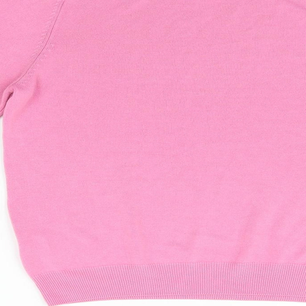 Marks & Spencer Womens Pink Pullover Jumper Size 12