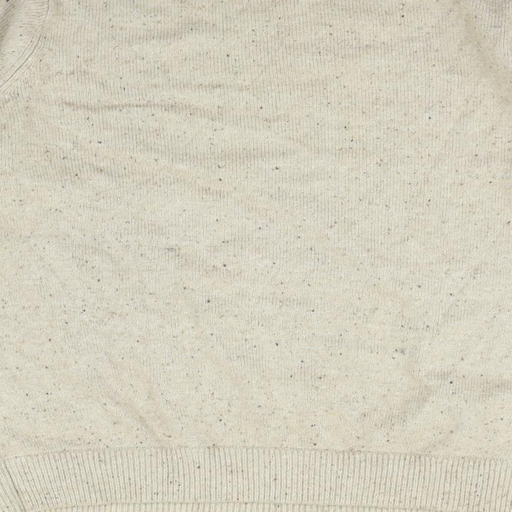 Marks & Spencer Mens Beige Pullover Jumper Size M