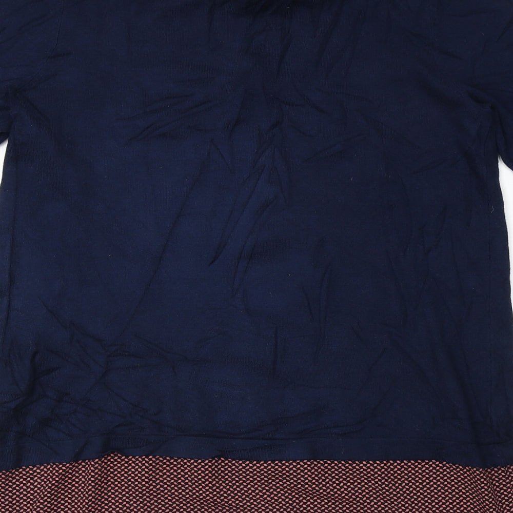 Marks & Spencer Womens Blue Basic T-Shirt Size 10