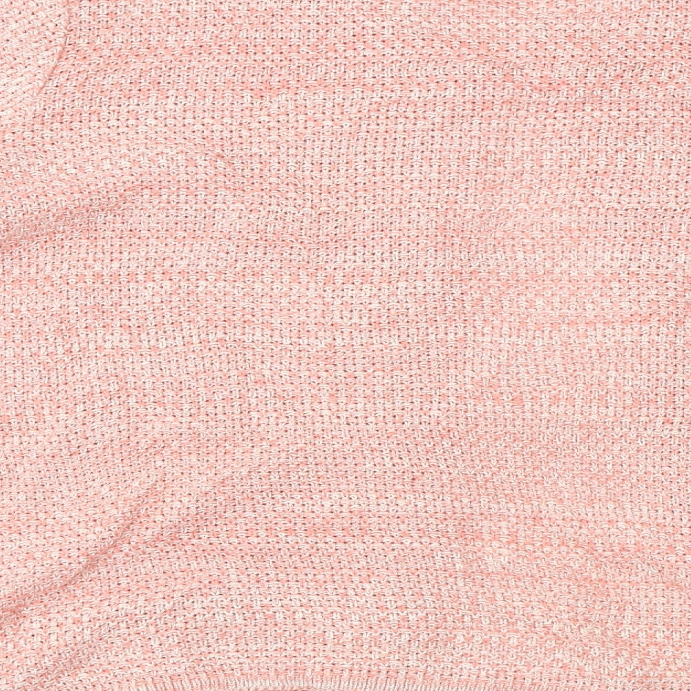 Afibel Womens Orange Cardigan Jumper Size 16