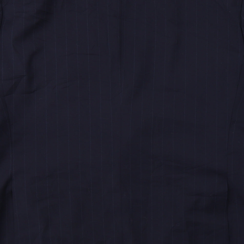 Brooke Taverner Mens Blue Striped Jacket Blazer Size 42