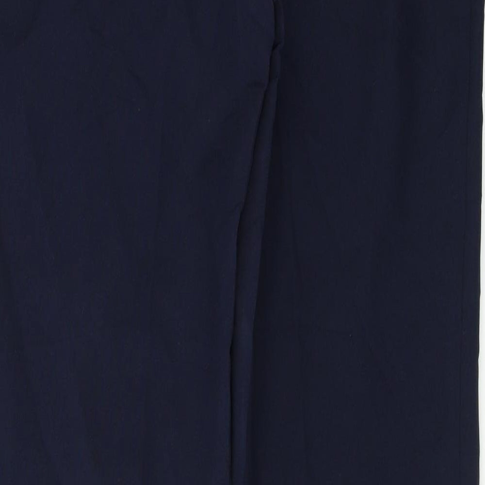 Papaya Womens Blue Trousers Size 10 L27 in