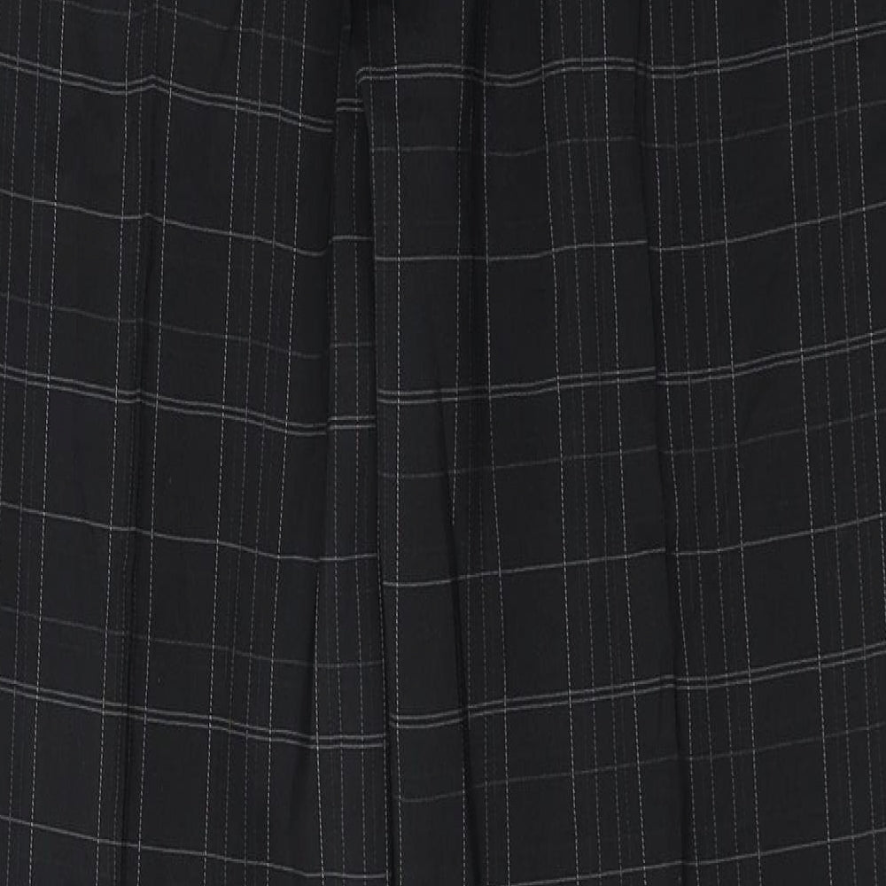 Dunlop Womens Black Check Trousers Size 34 in L30 in