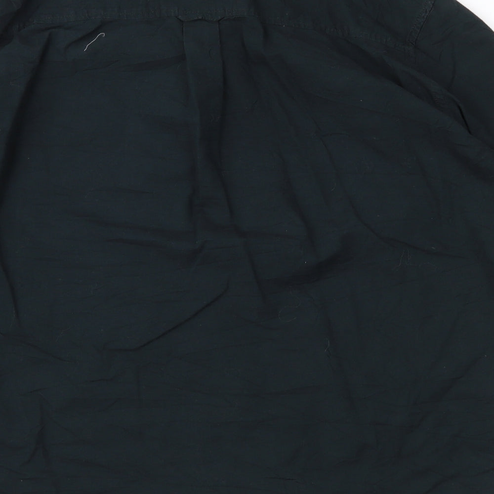 Burton Mens Blue Button-Up Size L